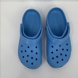 CROCS Classic clog mule shoe blue slide waterproof convertible strap women 10